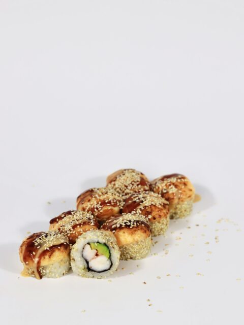 Baked Shrimp in Sesame (Запеченная креветка в кунжуте)