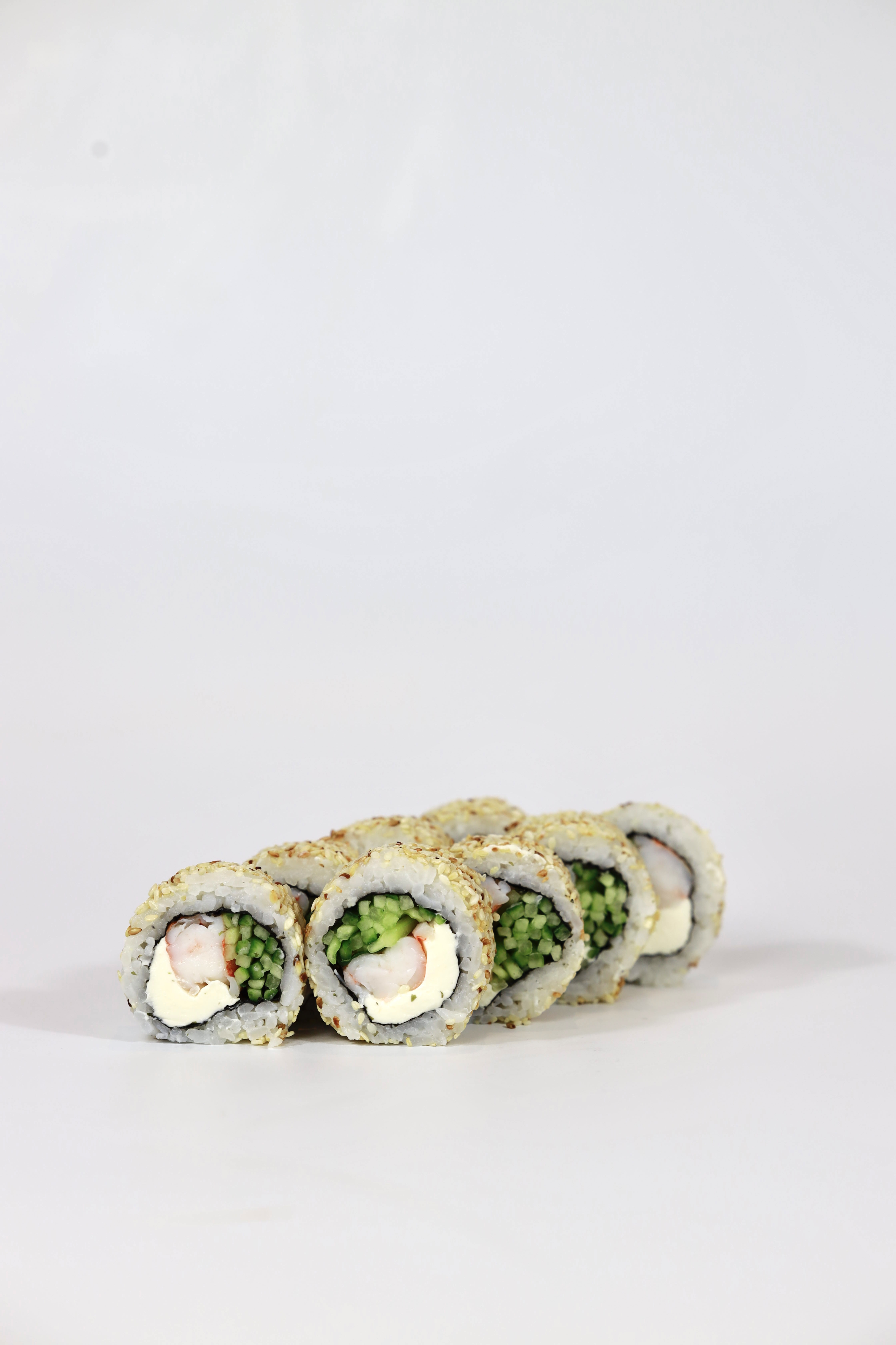 California with shrimp in sesame (Калифорния с креветками в кунжуте)